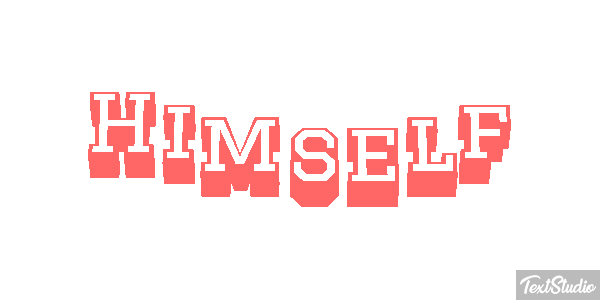 Himself Efecto de texto