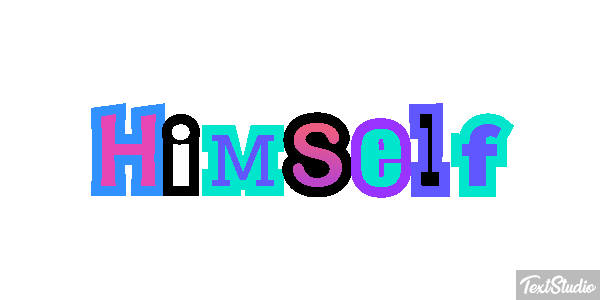 Himself Efecto de texto