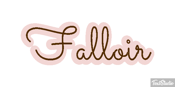 Falloir Effet de texte