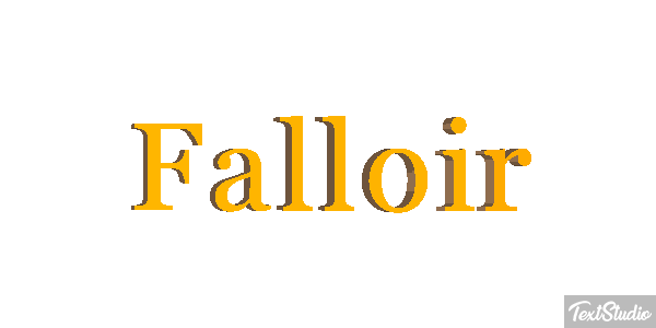 Falloir Effet de texte