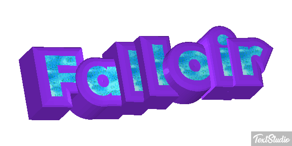 Falloir Effet de texte
