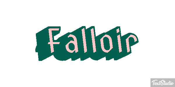 Falloir Effet de texte