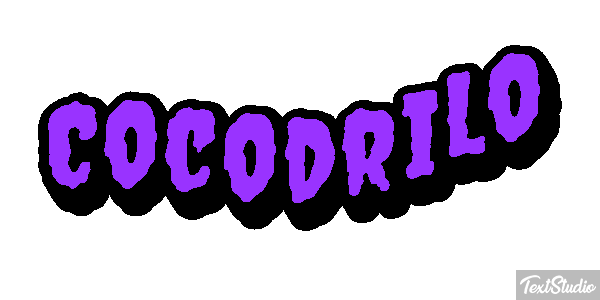 Cocodrilo Effetto testo