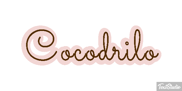 Cocodrilo Effetto testo