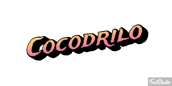 Cocodrilo Effetto testo