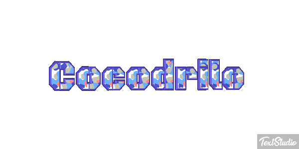 Cocodrilo Effetto testo