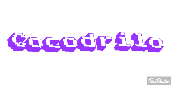 Cocodrilo Effetto testo