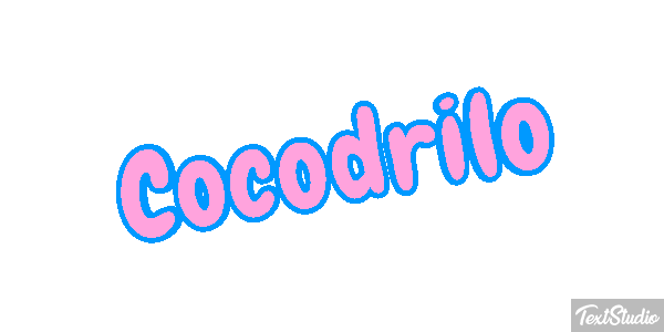 Cocodrilo Effetto testo