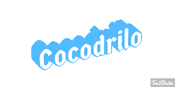 Cocodrilo Effetto testo