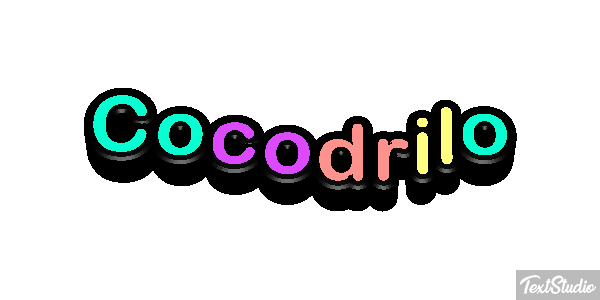 Cocodrilo Effetto testo