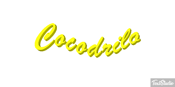 Cocodrilo Effetto testo