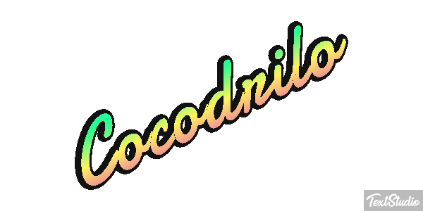 Cocodrilo Effetto testo