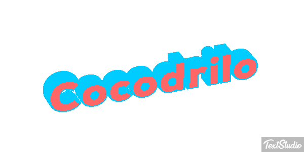 Cocodrilo Effetto testo