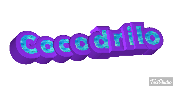 Cocodrilo Effetto testo