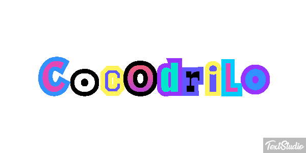 Cocodrilo Effetto testo