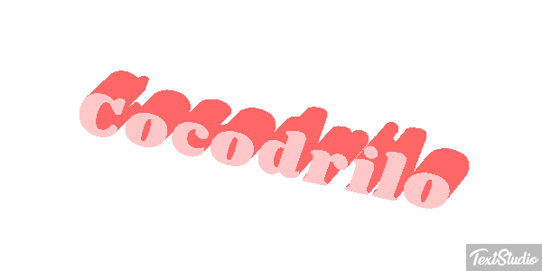 Cocodrilo Effetto testo