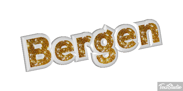 Bergen Text effect