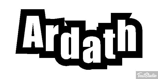 Ardath Text effect