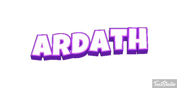 Ardath Text effect