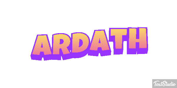 Ardath Text effect