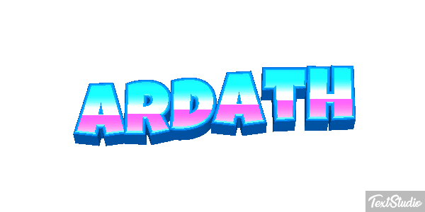 Ardath Text effect