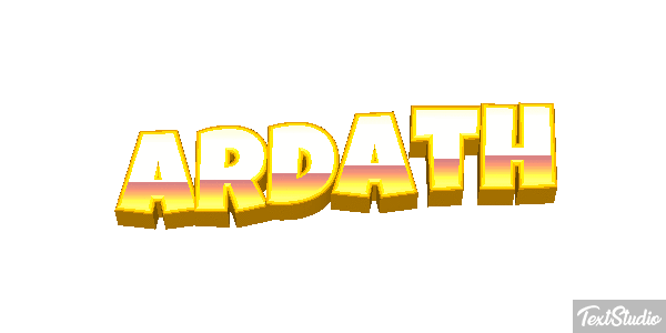 Ardath Text effect