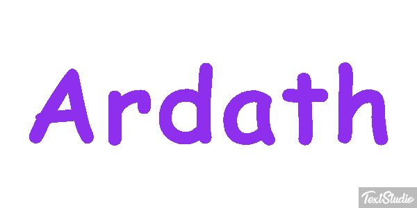 Ardath Text effect