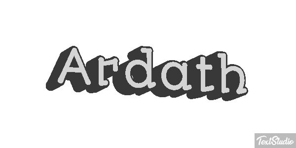 Ardath Text effect