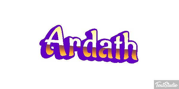 Ardath Text effect
