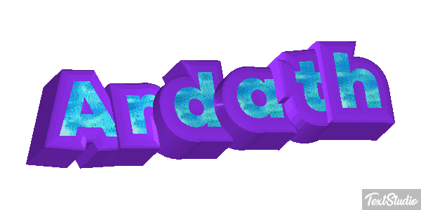 Ardath Text effect