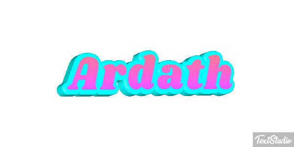 Ardath Text effect