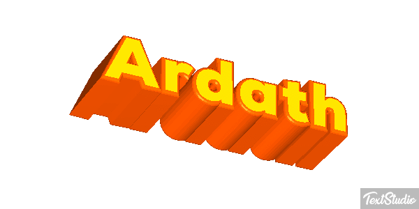 Ardath Text effect