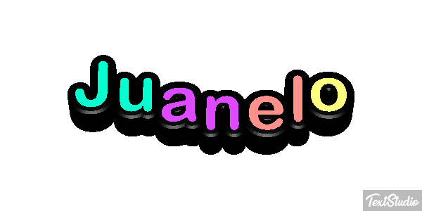 Juanelo Efecto de texto