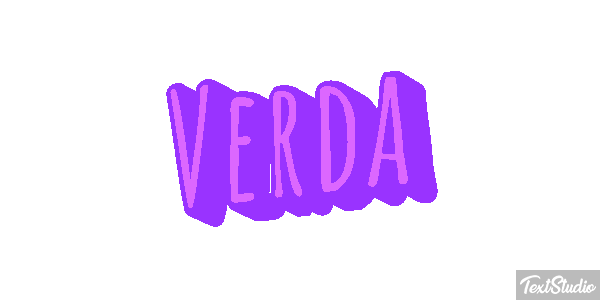 Verda Text effect