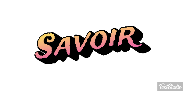 Savoir テキスト効果