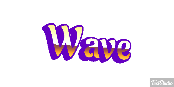 Wave Efekt tekstowy