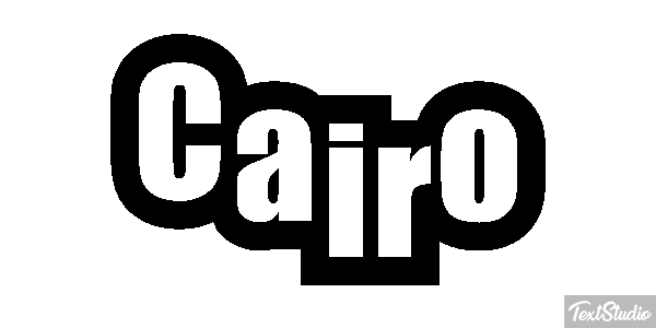 Cairo Effetto testo