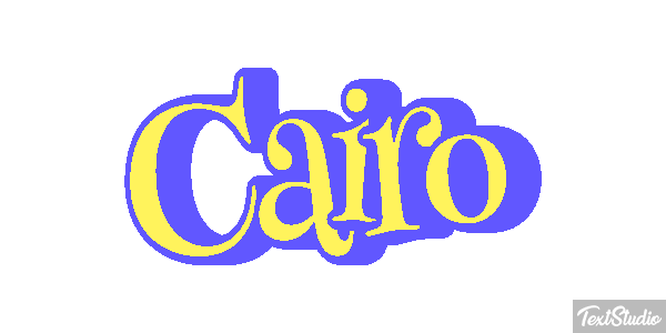 Cairo Effetto testo