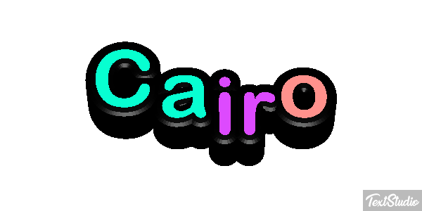 Cairo Effetto testo