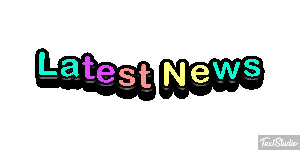 Latest News Effet de texte
