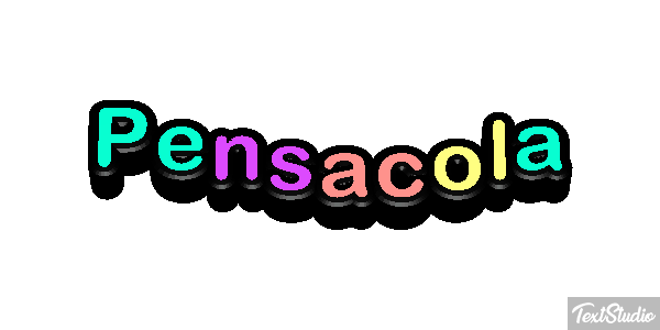 Pensacola Effetto testo