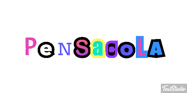 Pensacola Effetto testo
