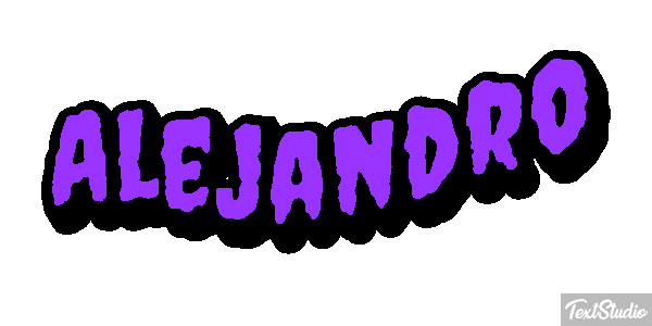 Alejandro Text effect