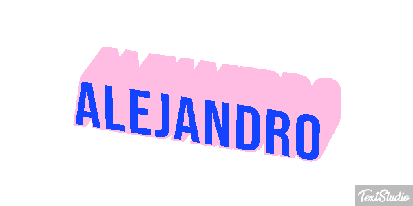 Alejandro Text effect