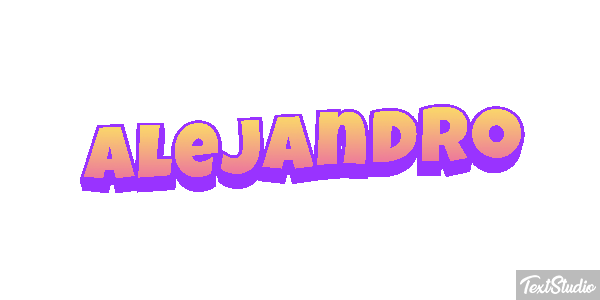 Alejandro Text effect