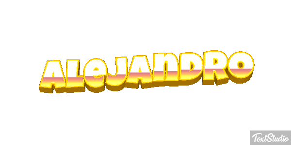 Alejandro Text effect