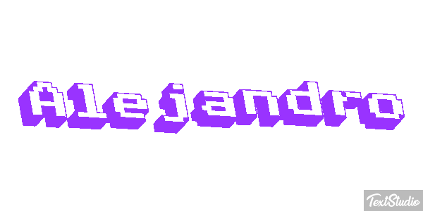 Alejandro Text effect