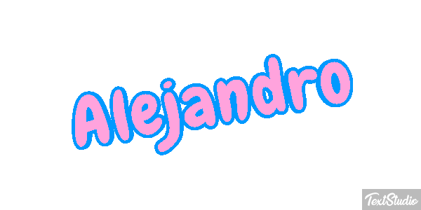 Alejandro Text effect