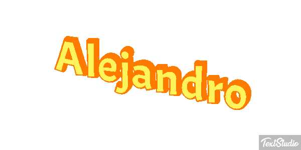 Alejandro Text effect