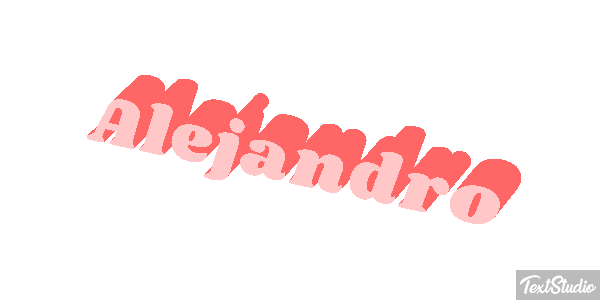 Alejandro Text effect